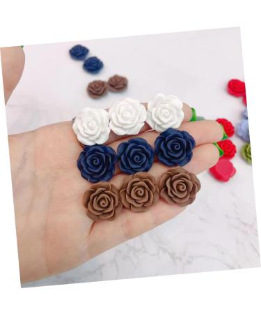 NUOBESTY 225 Pcs DIY Handmade Flocked Rose Material The Flowers Red Rose - Buy Online on GoSupps.com