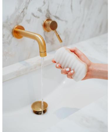 Buy Konjac Walnut Shell Exfoliating Body Sponge | Gentle Daily Exfoliation & Cleansing | 100% Plant-Based | Softens & Revitalizes Skin | International Shipping Available - Buy Online on GoSupps.com