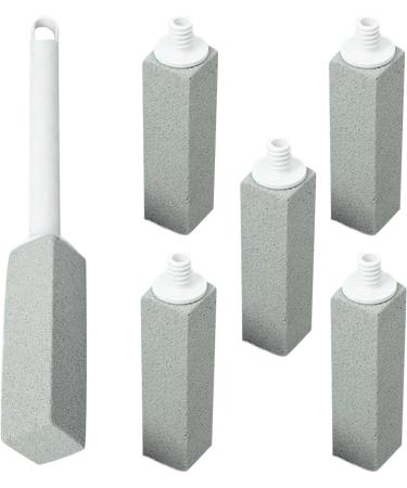 Pumice Toilet Stone | Brush Wand for Bathroom - Powerfully Away Stain and Limescale Hard Water Ring and Calcium Buildup Remover with Extra Long for Cleaning Toilet - Buy Online on GoSupps.com