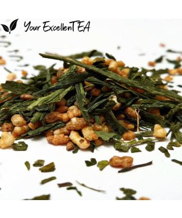 Genmaicha Brown Rice Sencha Green Loose Leaf Tea - 100g | Your ExcellenTEA - Buy Online on GoSupps.com
