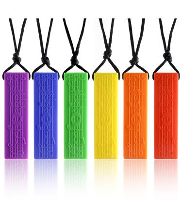 Caetroid for children sensory silicone block beißring for children with ADHD teeth autism biting needs nails chewing stop causse hose speech therapy for boys and girls (square)