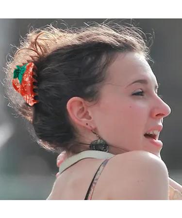 Watermelon Hair Gripper Claw & Diamond Strawberry Hairpins | Stylish Accessories for Travel Weddings & More - Buy Online on GoSupps.com