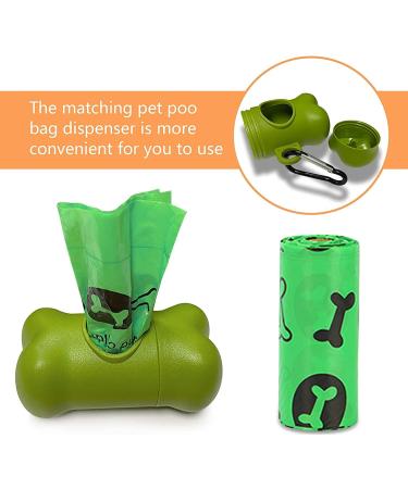 Nestling 300 Dog Poop Bags with Dispenser | Super Strong, Leak Proof & Biodegradable | Green Dog Waste Bags - Buy Online on GoSupps.com
