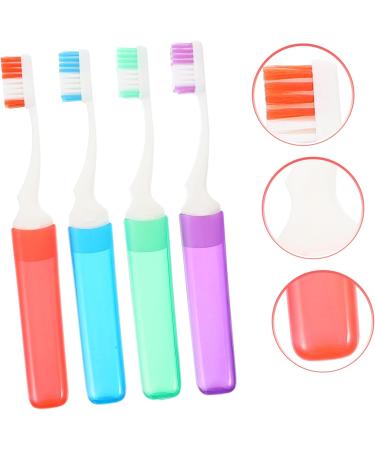Buy Homsfou 8-Pack Travel Toothbrush Set - Soft Bristles Durable Design Ideal for Home & Travel - Buy Online on GoSupps.com