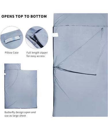 TREKMAN Ultralight Single Sleeping Bag Liner for Adults & Teens - Ideal for Camping & Backpacking - Lightweight & Comfortable Travel Sheet - Buy Online on GoSupps.com