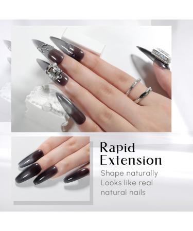 Aokitec 60ml Black Nail Extension Gel - UV Polish & Acrylic Assembly Gel for Salon & DIY Nail Art - Buy Online on GoSupps.com
