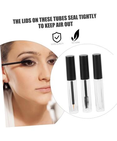 TOVINANNA 6pcs Eyeliner Eyelash Bottle Clear Lip Gloss Eyelash Cream Bottle Transparent Mascara Plastic 1 g (Pack of 1) As Shown - Buy Online on GoSupps.com