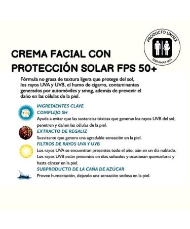 Generic Protector Solar FPS 50 FACIAL en Crema Terramar 2.03 Fl Oz (Pack of 1) - Buy Online on GoSupps.com