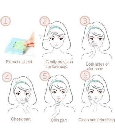 USTNIR 600 Sheets Oil Absorbent Paper Face Oil Blotting Paper Sheets for the Face Natural Oil Absorbent Sheets Facial Care Facial Oil Film Oil Sheets - Buy Online on GoSupps.com