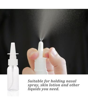 Uonlytech 8-Pack 30ml Empty Nasal Spray Bottles - Refillable Travel Spray Bottles for Small Noses - Buy Online on GoSupps.com
