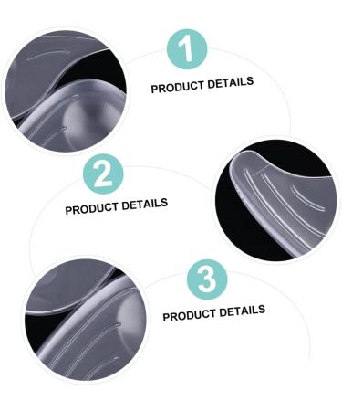 FOMIYES Horoscope Half Pad Work Boot Insoles - 2 Pairs Plantar Support for Men | Transparent 10x5.5cm - International Shipping Available - Buy Online on GoSupps.com