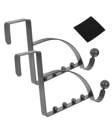 BUGUUYO 2pcs Storage Hook Behind The Door Heavy Duty Hangers Bathroom Door Hook Door Hanger Hook for Bag Hat