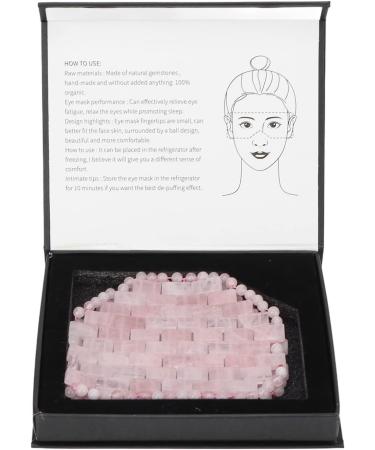 Natural Jade Eye Cushion - Reduces Wrinkles Relieves Fatigue & Promotes Sleep | 100% Natural Pink Crystal for Contoured Skin - Buy Online on GoSupps.com