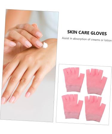 HONMEET 2 Pairs Gel Gloves Moisturizing Gloves Overnight Moisturising Gloves for Beauty Care Gloves Cotton Moisturizing Gloves Moisture Gloves Dry Hands Hand Gloves Spa Gloves Dipping 16X13X1CM - Buy Online on GoSupps.com