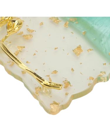  SyangKaitian Nail polish mixing palette - Color mixing tray - Gold rim - Resin nail holder - Resin nail art palette - Makeup tray - Boa - Buy Online on GoSupps.com