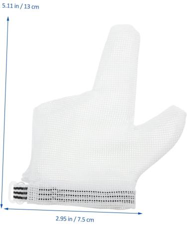 Alasum Anti-Eating Infant Mittens - Baby Thumb Protector Gloves | Orthotic Nylon Thumb | White | 1 Pair - Buy Online on GoSupps.com