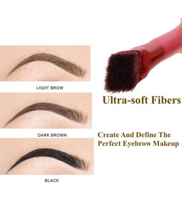 Multi-Function Professional Square Angled Eyebrow Brush - Ultra Thin Eyeliner Makeup Brush - Buy Online on GoSupps.com