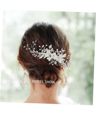 POPETPOP Bridal Hair Comb Wedding Hair Accessories Pearl Hair Accessories Rhinestone Headpiece Rhinestone Hair Comb Crystal Hair Comb Rhinestones Headgear Grab The Drill Bridesmaid - Buy Online on GoSupps.com