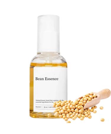 Bean Essence Korean Skin Care Face Serum: Deep Hydration & Exfoliating - Natural Soybean Ingredients - 1.69 Fl. OZ / 50 mL