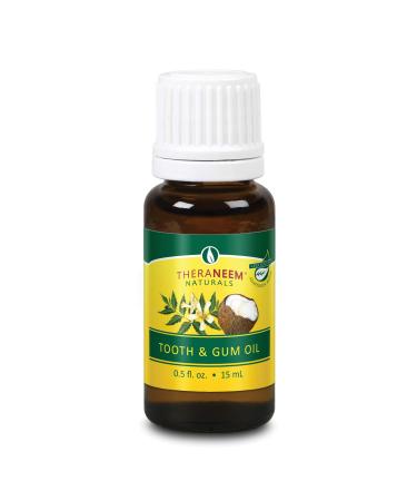 Organix South TheraNeem Naturals Neem Tooth & Gum Oil Oral Care Therape 0.5 fl oz (15 ml)