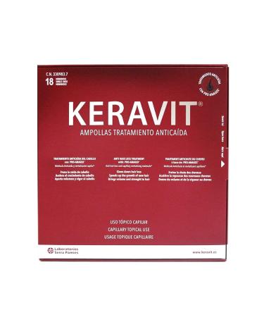 Buy Keravit Anticaida 18 AMP 6ml - Best Hair Loss Treatment | Fast International Shipping - Buy Online on GoSupps.com