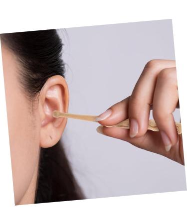 GANAZONO Wood Carved Ear Scoop Tool Durable Earwax Removal Tool for Ear Cleaning Reusable Wax Scoop for Personal Care and Made from Sturdy Wood - Buy Online on GoSupps.com