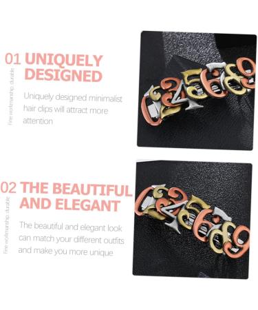 Ipetboom Hairpin Women Hair Clips Metal Hair Clip Womens Hair Accessories Hair Barrettes for Girls Gothic Hair Accessories Flower Hair Clips Miss Alloy European and American Headgear - Buy Online on GoSupps.com