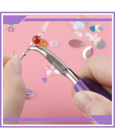 3-Inch Mini Bent Chain Nose Pliers - Precision Jewelry Making and Crafting Tool - Buy Online on GoSupps.com