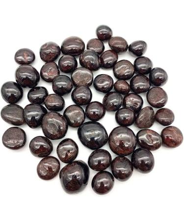 100g Natural Crystal Stone Wine Red Garnet Protolith Tumbled Stone Reiki Natural Stones and Crystals Home Goods - Buy Online on GoSupps.com