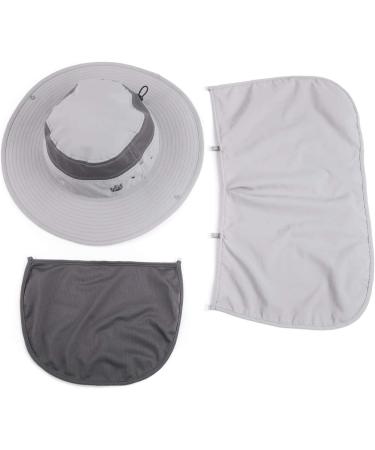Buy The Friendly Swede UV Protection Sonnenhut - 2-Pack Safari & Fishing Hats for Men & Women | UPF 50 Gray with Neck Protection - Buy Online on GoSupps.com