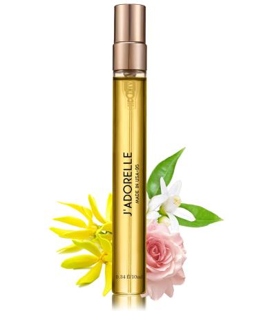 Pheromone Perfume for Women&Men No. 95 J'Adorelle Blend of Floral Notes Like Ylang-Ylang Rose Sweet Orange Blossom Fragrances Enhanced Scents Pheromone Perfume Oil 0.34oz Travel Size Perfume Spray