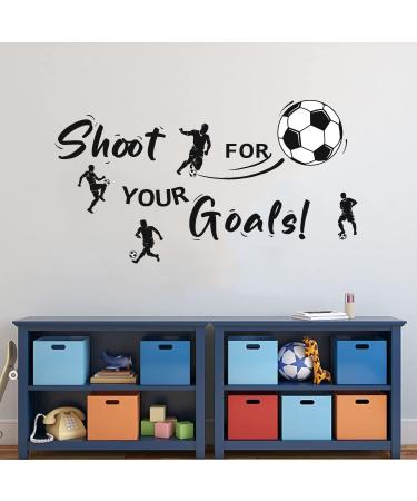 Football Player Wall Decals - Soccer Sport Stickers for Boys Bedroom - Kids Room Decor - Buy Online on GoSupps.com