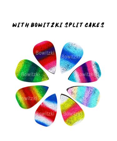Bowitzki Face Paint Sponges - 12 Black Half Moon Sponges for Art & Body Painting - Ideal for Creative Face Painting Projects - Buy Online on GoSupps.com