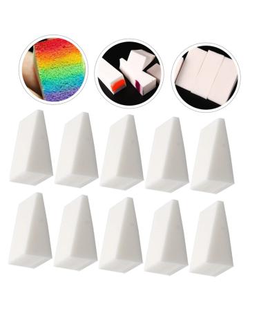 NOLITOY 60 Pcs Nail Sponge Triangle Makeup Tools | Nail Art Design Gradient Sponge | Soft Manicure Powder Puff & Nail Brush | Perfect for DIY Nail Art - Buy Online on GoSupps.com