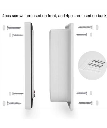 CEESC Extra Large Cat Door - 4 Way Locking Weatherproof Pet Door for Cats & Dogs - Fits Interior and Exterior Doors - 24.8 Circumference (White) - Buy Online on GoSupps.com