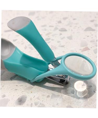 ERINGOGO Nail Clippers for Kids & Adults - Magnifying Nail Scissors Anti-Jamming Ergonomic Design | 1pc Green Fingernail Clipper - Buy Online on GoSupps.com