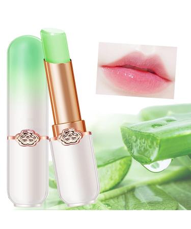 3Pcs Crystal Jelly Lipstick Set - Aloe Vera Color Changing Lipstick Queen for Long Lasting Moisture - Korean Lip Balm Tinted Magic Lipstick Set for Women - Buy Online on GoSupps.com