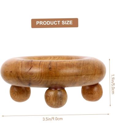 Fomiyes Massage Device - Naked Scratches Root Kamm Applicator Bottle & Wooden Gua Sha Board for Muscle Relief - Buy Online on GoSupps.com