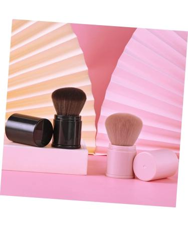 DOITOOL Flexible Makeup Brush Loose Powder Brush Washable Makeup Brush Highlighters Powder Brush for Travel Makeup Powder Puff Face Powder Cosmetic Paint Hair Accessories 8.3x3.3cm Pink - Buy Online on GoSupps.com