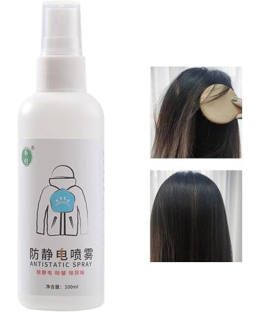 Static Eliminator Spray 100ml Natural Static Cling Remover | Travel Size Odor Eliminator Fabric Refresher Spray For Clothes Furniture & Car - Eliminate Static Shock Reduce Static Cling Hixip - Buy Online on GoSupps.com
