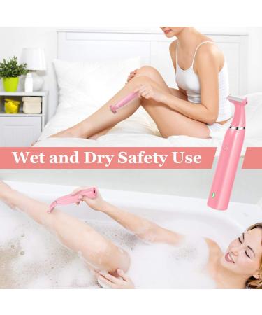 RenFox Electric Razors for Women - Rechargeable Bikini Trimmer for Pubic Hair, Legs, Arms, Underarms - Wet & Dry Shaver with 4 Trimming Combs - Buy Online on GoSupps.com