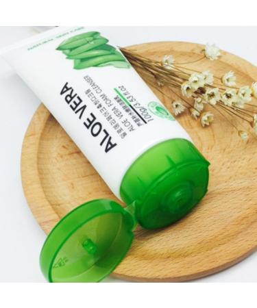 BIOAQUA 92% Aloe Vera Foam Cleanser - Deep Cleaning Face Cleanser (100g) - Buy Online on GoSupps.com