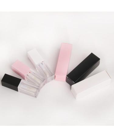 24pcs 5ml Empty Square Black Lip Gloss Tubes - Wholesale Bulk Lip Gloss Containers for DIY Cosmetics - Buy Online on GoSupps.com