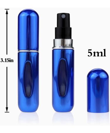 Mini Refillable Perfume Atomizer Spray Bottles - 5ml Travel Size (4 Pack) - Buy Online on GoSupps.com