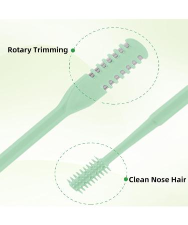 3 Pack Nose Hair Trimmer - 2 in 1 Professional Double Headed Clipper & Remover (Mint Green) | International Shipping Available - Buy Online on GoSupps.com