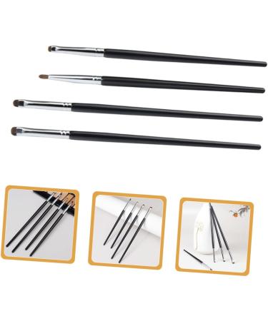FOMIYES 4pcs Eye Makeup Tool Eyeshadow Brush Eyeliner Brush Precision Eyeliner Brush - Buy Online on GoSupps.com