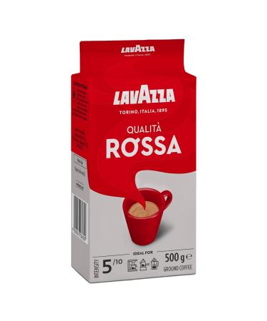 Lavazza Qualità Rossa, espresso moulu coffee 500 g (lot of 2)