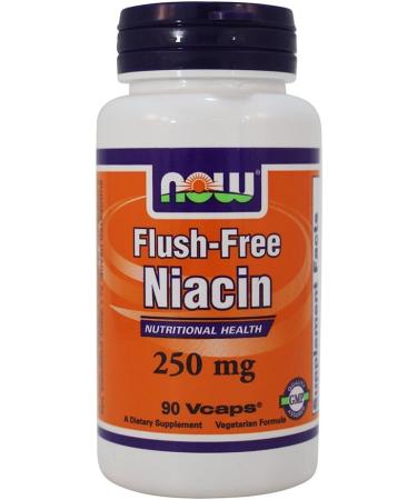 NOW Flush-free Niacin 250mg 90 Capsules (Pack of 2) - Buy Online on GoSupps.com