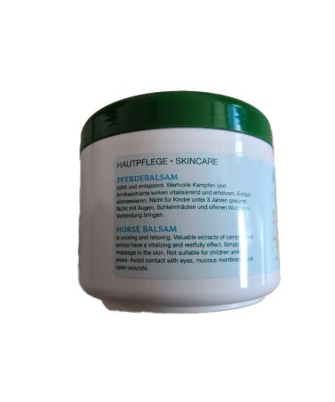 2x Horse Balm Gel 500ml - Relaxing & Vitalizing with Camphor & Arnica Extracts - Pullach Hof - Buy Online on GoSupps.com
