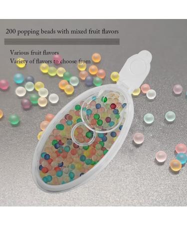 Weymier 200 Pcs Burst Beads Capsule with Mixed Fruit Flavors | Convenient Capsule Dispenser for Fresh Breath | Easy to Carry - Buy Online on GoSupps.com